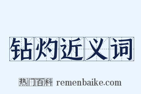 钻灼近义词是什么意思的图片